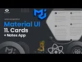 React Material UI Tutorial 11 Cards