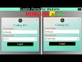 How to Make Animated Login Form in HTML CSS With Show Hide Password Button Javascript JS Website