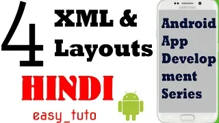 4 Introduction to XML and Layouts Android App Development Series HINDI