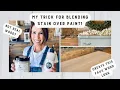 My Trick to Blending Stain Over Paint