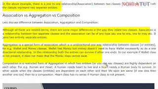 Association in java