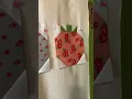Quilt Blocking Strawberries