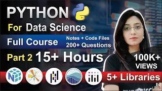 Python for Data Science Full Course Part 2 15 Hours 5 Libraries