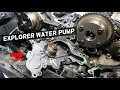 FORD EXPLORER 3 7 3 5 V6 WATER PUMP LOCATION REPLACEMENT EXPLAINED