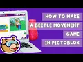 How to make a beetle game in Pictoblox