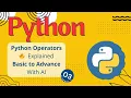 Python Zero to Advance programming with AI Class Operators in Python Explained