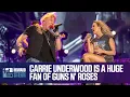 Download Lagu Carrie Underwood, Guns N' Roses Superfan, Talks Performing With Axl Rose