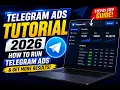 Telegram Ads Tutorial 2026 How to Run Telegram Ads Get More Results