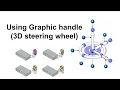 Solid Edge Tutorials How to use Graphic handle 3D steering wheel for Design 3D Modeling