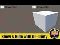 Show and Hide Object with UI Toggle in Unity