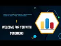 I - Welcome for you with Conditions Codeforces Problem Solution Tutorial