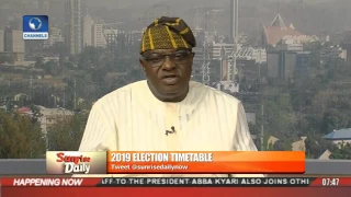 inec clarifies 2019 election timetable template announcement