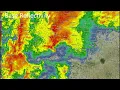 Burlington NJ EF1 Tornado Radar Loop - September 1 2021