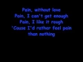 Download Lagu Three Days Grace - Pain (With Lyrics)