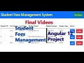 Angular 12 Project from Scratch Student Fees Management in Angular Angular Project From Scratch End