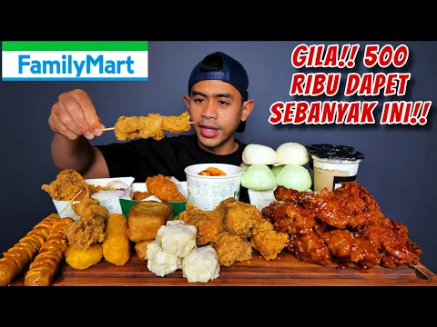 Video Thumbnail: BORONG 500 RIBU MAKANAN DI MINI MARKET FAMILYMART