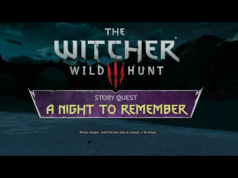[Witcher 3] New Quest MOD - A Night to Remember (trailer)