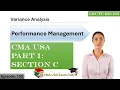 Variance Analysis Part 1 Section C Episode 105 CMA USA