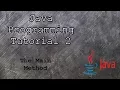 Java Beginner Programming Tutorial 2 Java Main Method and Hello World Road To Game Development