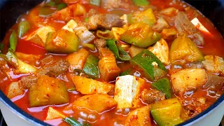 돼지고기 고추장찌개에 이것 한스푼 넣었더니 대박입니다