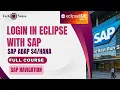 SAP ABAP login in Eclipse Connect SAP system in eclipse Add ABAP project in Eclipse