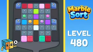 Marble Sort Level 480 Very Hard Walkthrough Solution