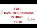 Learn Java in Hindi 23 - more on Constructors
