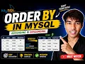 ORDER BY in MySQL ASC DESC Explained with Examples