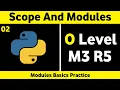 Scope and Modules Modules Basics O Level M3-R5 Part 02 mrystudyofficialchannel