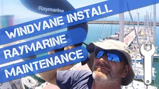 Raymarine NMEA2000 Mast Head, Wind Vane Transducer Install From the Raymarine T70216 Pack – pt02