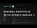 Build a minimal portfolio with Atomic Design using Next js Tailwindcss Typescript and Vercel