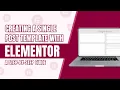 Elementor Tutorial How to Build Your Single Post Template