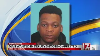 Man wanted for months in connection with Durham County deputy shooting arrested