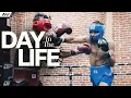 Diego Pacheco works with Buddy McGirt for first time Day in the Life Matchroom Boxing