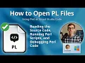 How to Open PL Files Perl or Visual Studio Code
