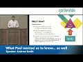 2024 04 21 AM - What Paul wanted us to know as well