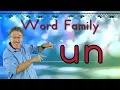 Word Family - un Phonics Song for Kids Jack Hartmann