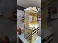 Golden Mirror Acrylic Home Temple | Golden Mirror Mandir.