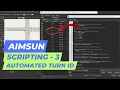 Aimsun Tutorial - Scripting
