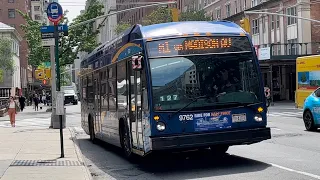 NYCT Bus 2021 Novabus LFS HEV on the M1 at Madison Avenue and 37th Street