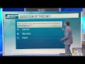 Weather Quiz Front and Dew Point Temperatures