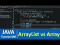 Java Tutorial - Java ArrayList vs Array with Examples