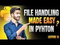 Python File Handling Explained Read Write Append Open Modes Real Examples Beginner to Pro