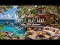Download Lagu Fresh July Summer Morning at Cozy Coffee Shop Ambience 🌊 Sweet Jazz Instrumental Music for Unwind