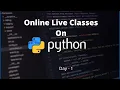 Free Live Online Classes On Python Day 1