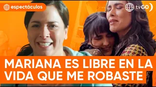 Mariana sale en libertad en La vida que me robaste | América Espectáculos (HOY)