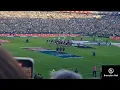 ELLIS PARK TEST Plane flyover as haka takes place