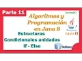 Nested Conditional Structure If Else 11-25 Java Course - Algorithms and Programming in Netbeans
