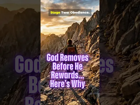 God Removes Before He Rewards    Here's Why  V3541