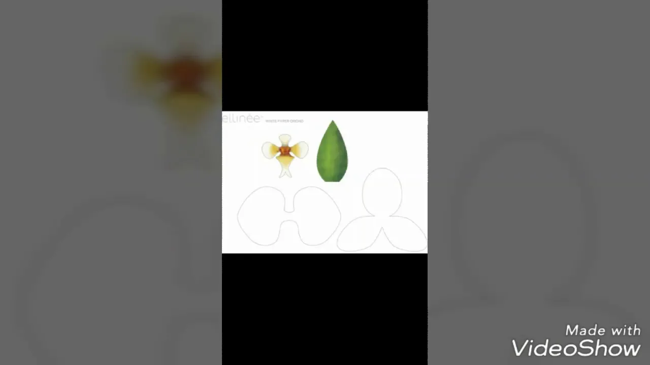 ORQUÍDEA AZUL DE EVA SEM FRISADOR